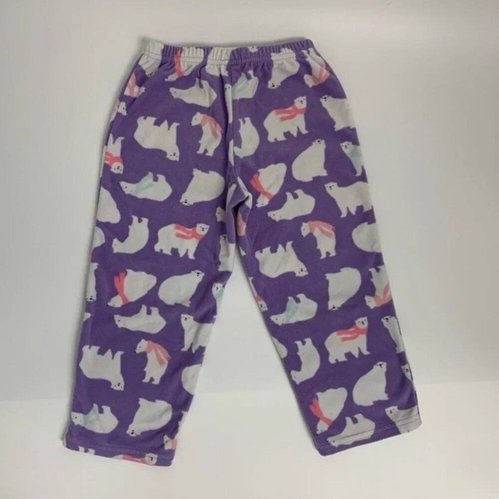 Carter's fleece polar bear pajamas 4T